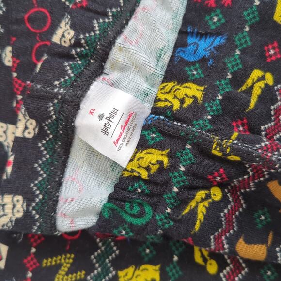 Hanna Andersson x Harry Potter Wizarding World Long John Pajama Pant Organic XL - Picture 5 of 6